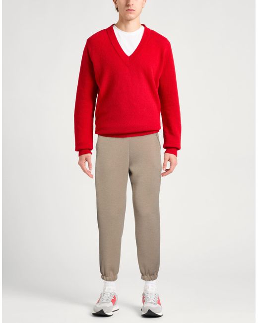 Berna Natural Camel Pants Polyester, Viscose, Elastomultiester for men