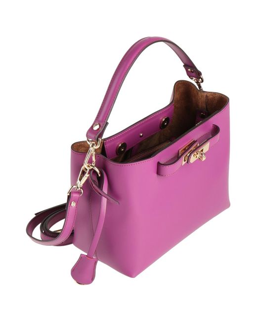 Gianni Notaro Purple Handbag