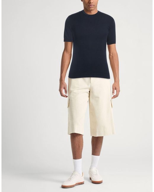 Fedeli Blue Sweater Cotton for men