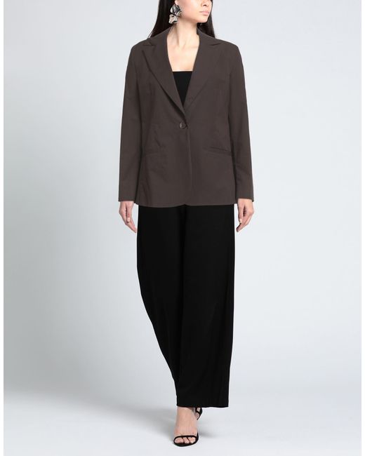 Niu Black Blazer Cotton, Elastane
