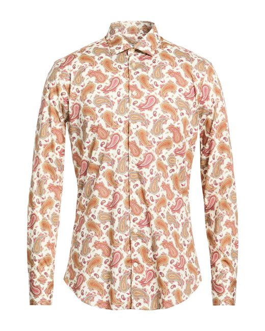 Etro Pink Shirt Cotton, Elastane for men