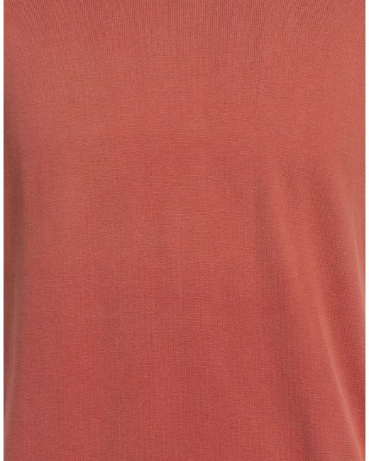 Alpha Studio Red Rust Sweater Cotton for men