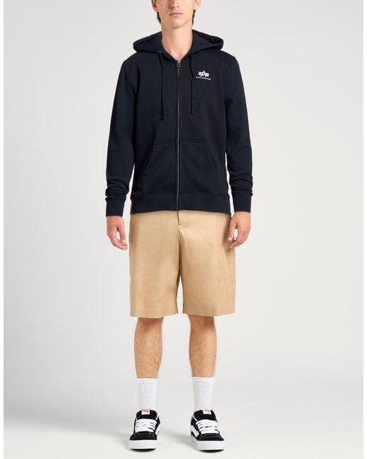 Alpha Industries Blue Sweatshirt for men