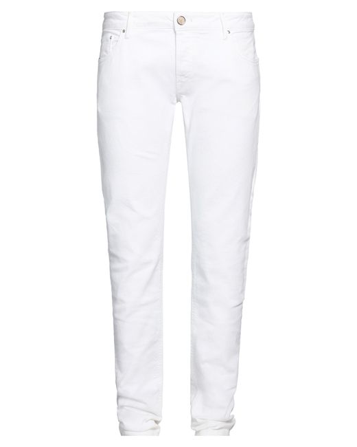 Hand Picked White Jeans for men