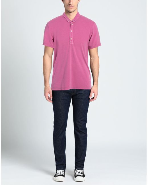 Grifoni Pink Polo Shirt for men