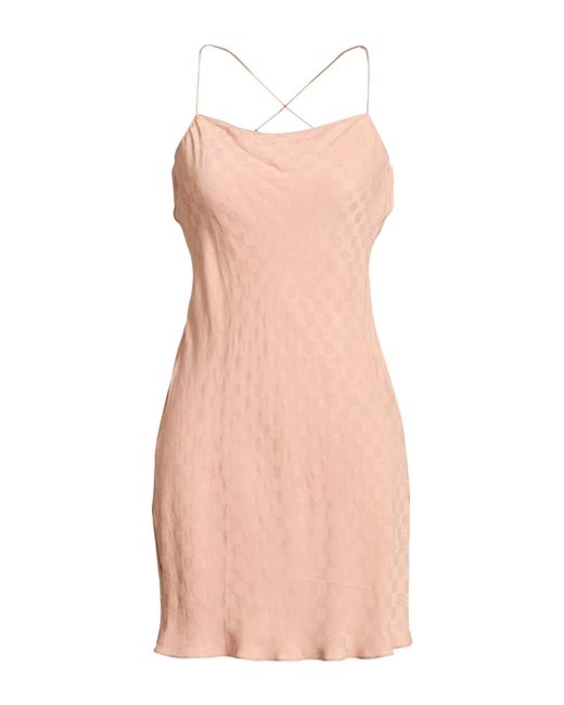 Amiri Pink Blush Mini Dress Viscose