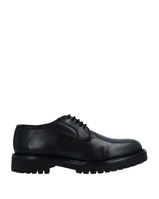 Exton Black Lace-Up Shoes for men