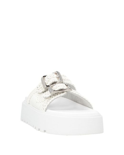 Casadei White Sandals
