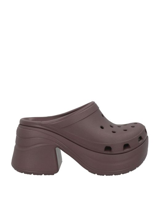 CROCSTM Brown Mules & Clogs