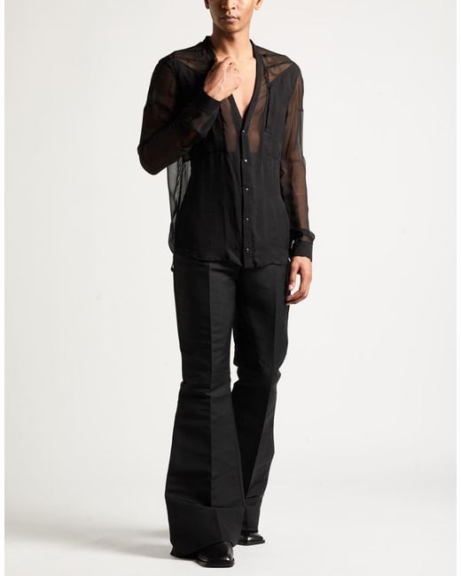 Rick Owens Black Shirt for men