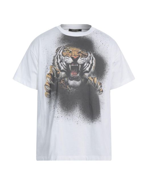 Roberto Cavalli White T-shirt for men