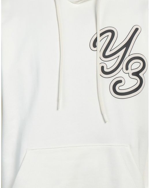 Y-3 White Sweatshirt for men