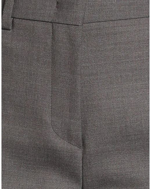 Brian Dales Gray Pants Polyester, Wool, Elastane