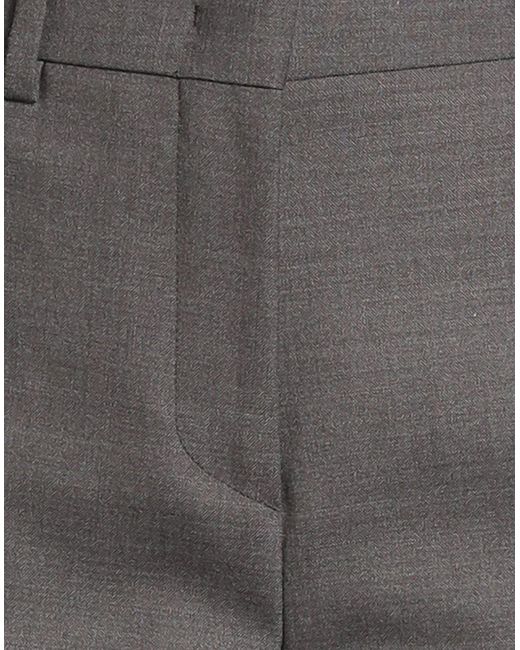 Brian Dales Gray Pants Polyester, Wool, Elastane