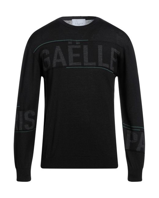 Gaelle Paris Black Sweater for men