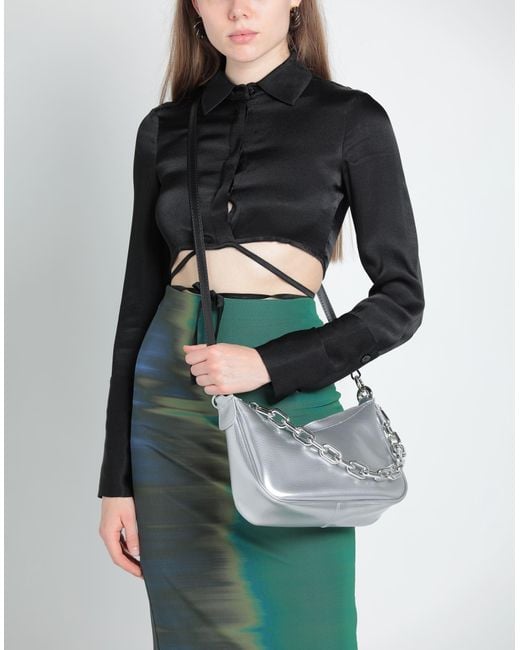 Gum Design Gray Shoulder Bag