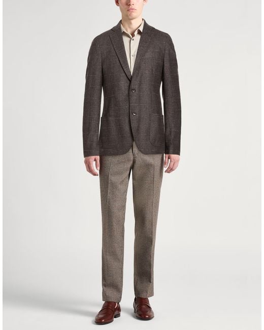 Tombolini Black Blazer Virgin Wool for men