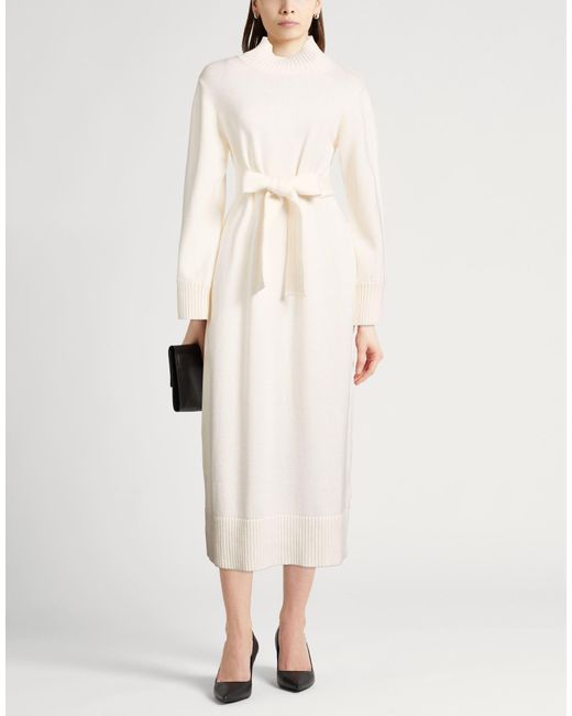 Eleventy White Midi Dress