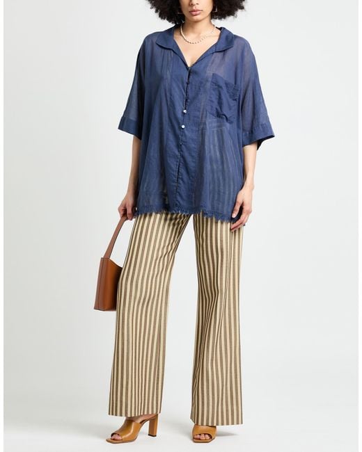 Emporio Armani Blue Midnight Shirt Cotton