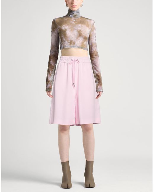 Iceberg Pink Shorts & Bermuda Shorts Polyester
