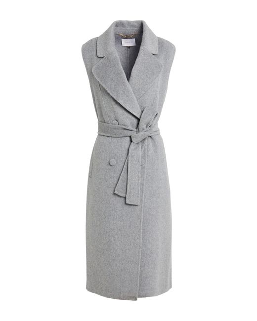 Manila Grace Gray Overcoat & Trench Coat