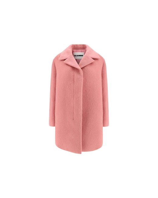 Manteau long Jil Sander en coloris Pink