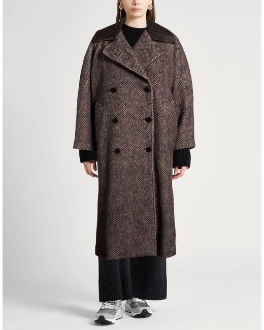 Alysi Brown Coat