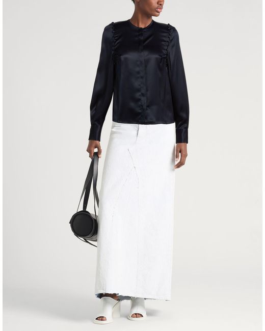 Thom Browne Blue Midnight Shirt Viscose
