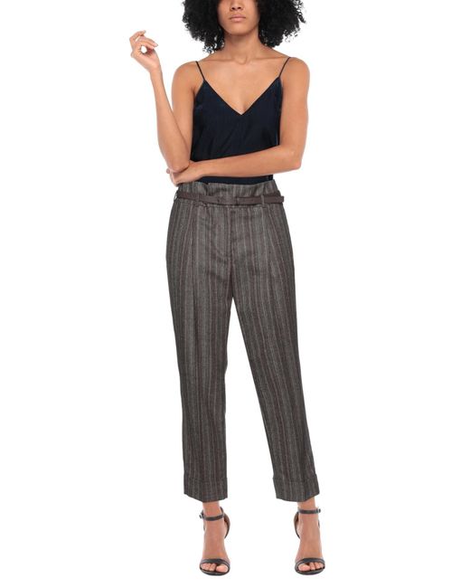Peserico Gray Pants Virgin Wool, Elastane