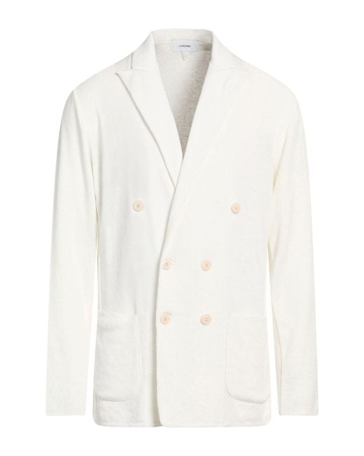 Lardini White Blazer for men
