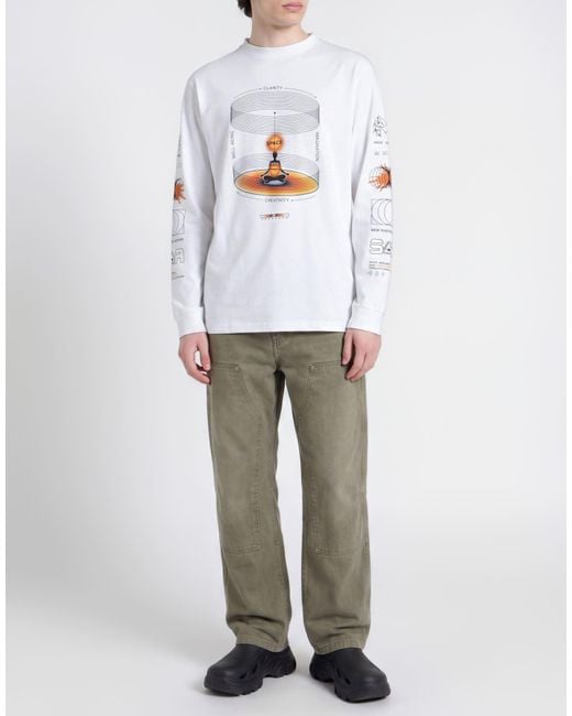 Space Available White T-Shirt Cotton for men