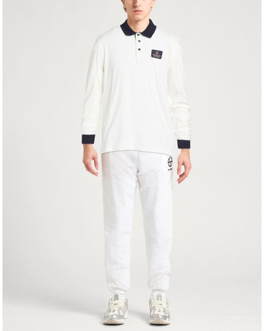 Aeronautica Militare White Polo Shirt for men