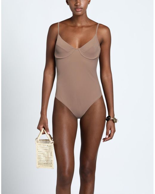 Moeva Brown One-piece Swimsuit