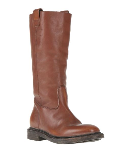 Moma Brown Boot Leather