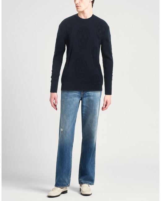 Pullover McQueen de hombre de color Blue