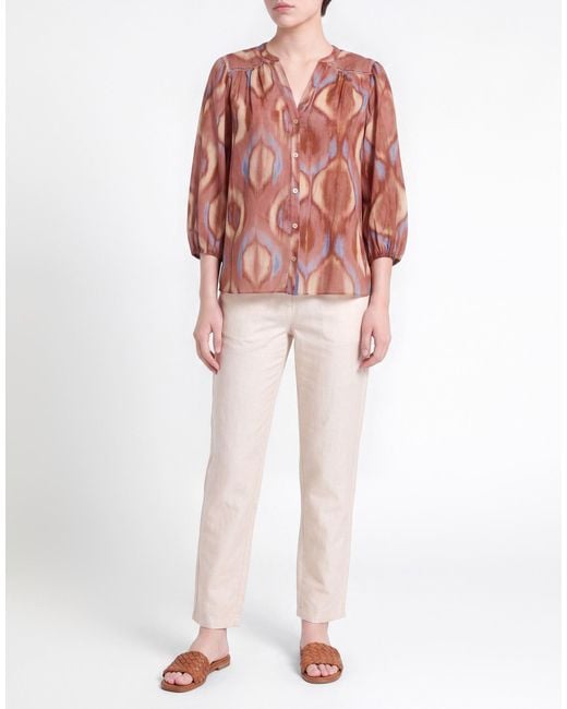 Ba&sh Brown Sky Shirt Cotton