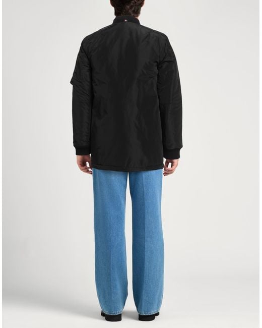 Daniele Alessandrini Black Jacket Polyester, Acrylic, Wool for men