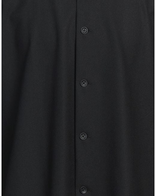 Rag & Bone Black Shirt Wool, Polyester, Viscose, Elastane, Cotton for men