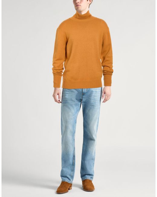Aspesi Orange Turtlenecks for men