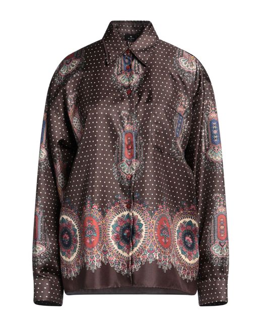 Etro Brown Hemd