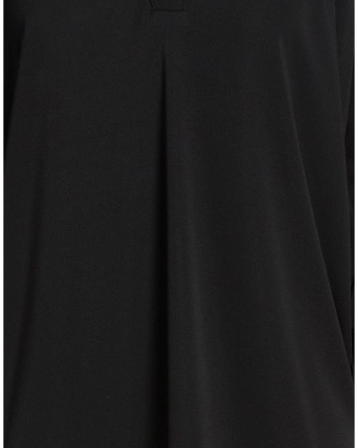 Haveone Black Polo Shirt Polyester, Elastane
