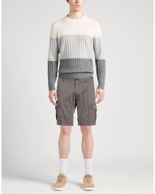 Paul & Shark Gray Shorts & Bermuda Shorts for men