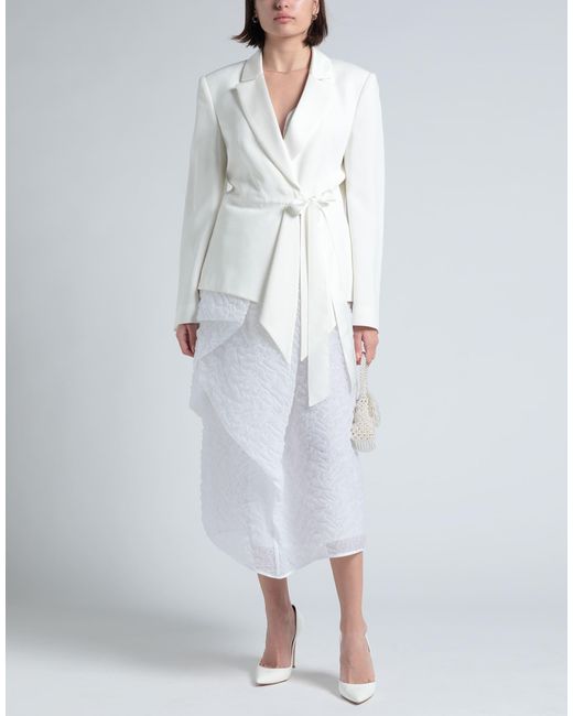 Alberta Ferretti White Blazer