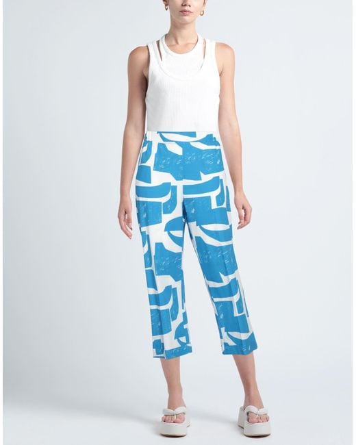 MEIMEIJ Blue Pants Cotton, Polyester