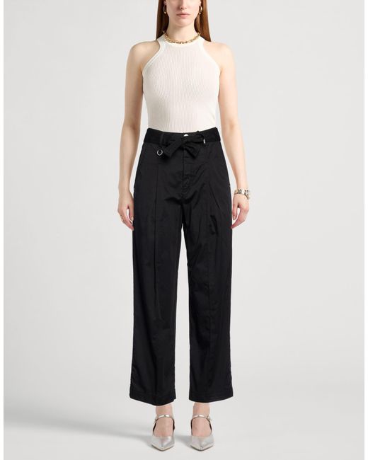High Black Courteous Pants Cotton, Elastane