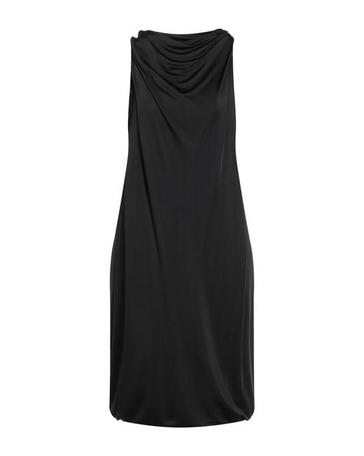 Lanvin Black Mini Dress Viscose