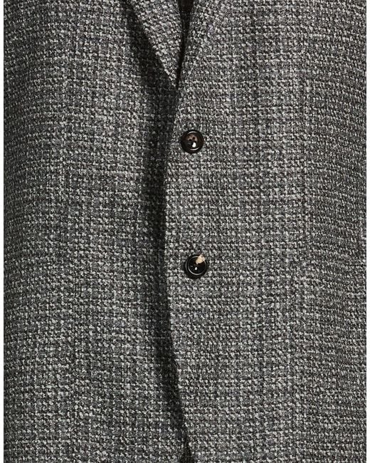 Tagliatore Gray Blazer Virgin Wool, Polyester for men
