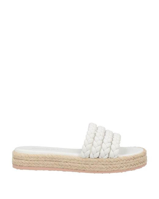 Gianvito Rossi White Espadrilles
