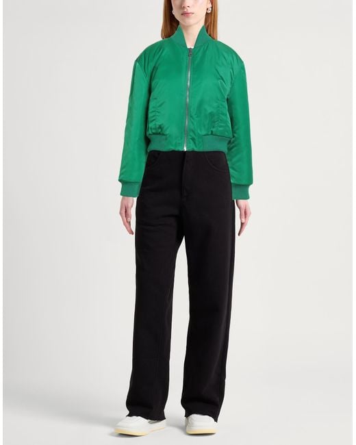 Weekend by Maxmara Green Jacket Polyamide