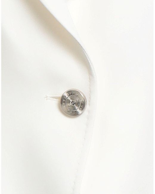 Nenette White Blazer Viscose, Elastane